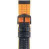 Bracelet Hirsch Ayrton Noir / Orange