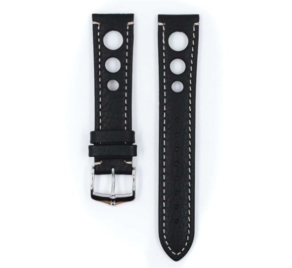 Bracelet Hirsch Rally Noir/Blanc