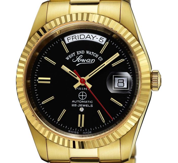 Montre West End Watch Co. The Classics Automatic Gold/Black