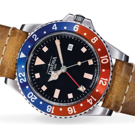 Montre Davosa Vintage Diver GMT 162.500.95