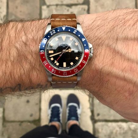 Montre Davosa Vintage Diver GMT 162.500.95