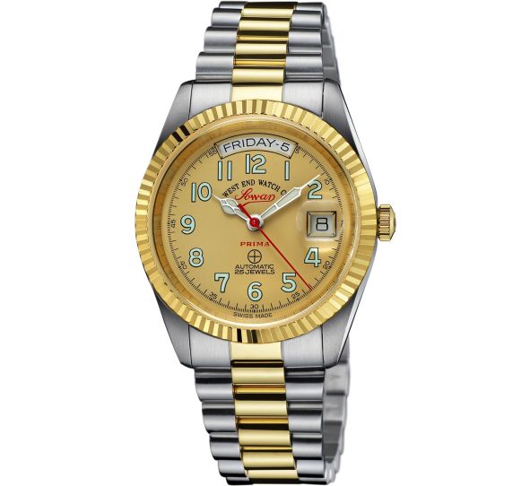 The Classics Automatic Silver/Gold Chiffres - West End Watch Co.