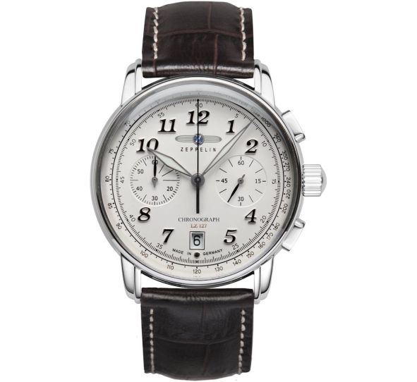 LZ 127 Graf Zeppelin Chronographe Blanc/Brun - Zeppelin 