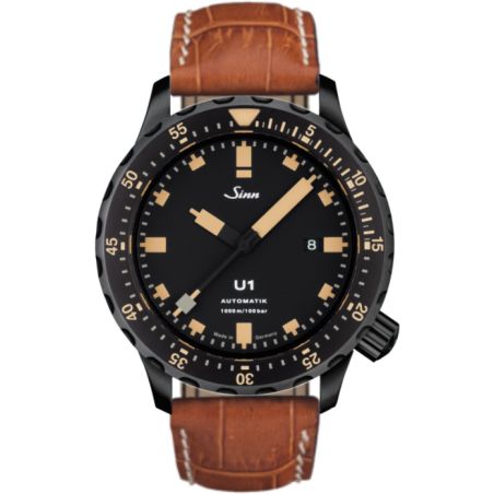 Diving Watch U1 S E Leather Strap - Sinn 