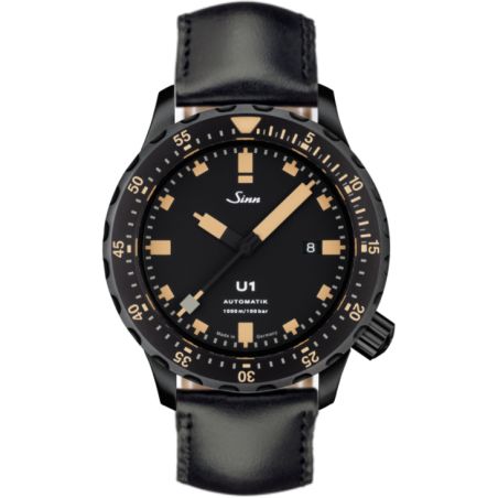 Diving Watch U1 S E Leather Strap - Sinn 