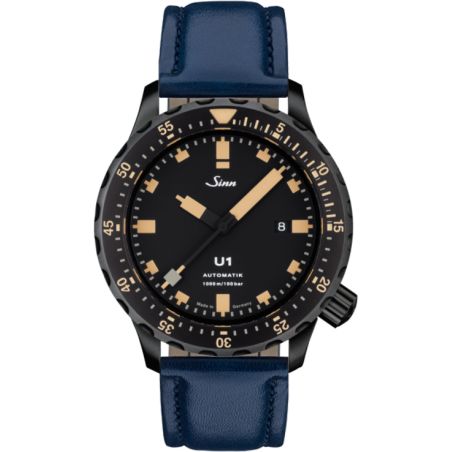 Diving Watch U1 S E Leather Strap - Sinn 