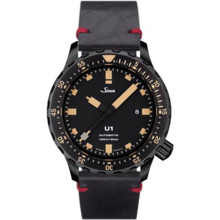 Diving Watch U1 S E Leather Strap - Sinn 