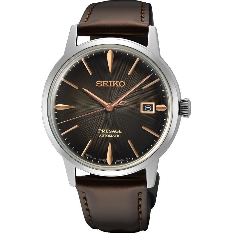 Montre Seiko Presage Cocktail Automatique « Irish Coffee » SRPJ17J1