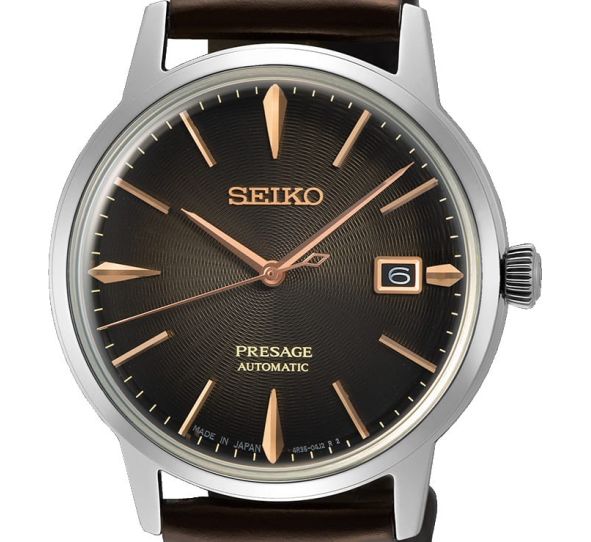 Montre Seiko Presage Cocktail Automatique « Irish Coffee » SRPJ17J1