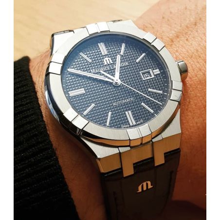 Aikon Automatique 42mm Noir/Cuir - Maurice Lacroix 