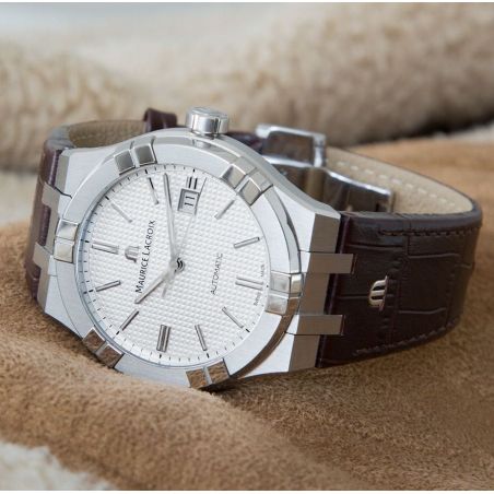 Aikon Automatique 42mm Blanc/Cuir - Maurice Lacroix 