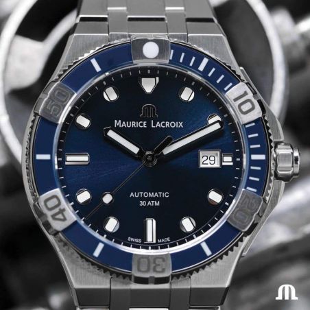 Aikon Automatique Venturer 43mm Bleu/Acier - Maurice Lacroix 