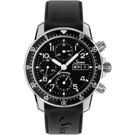 Traditional Pilot Chronograph 103 St Sa Silicone Strap - Sinn