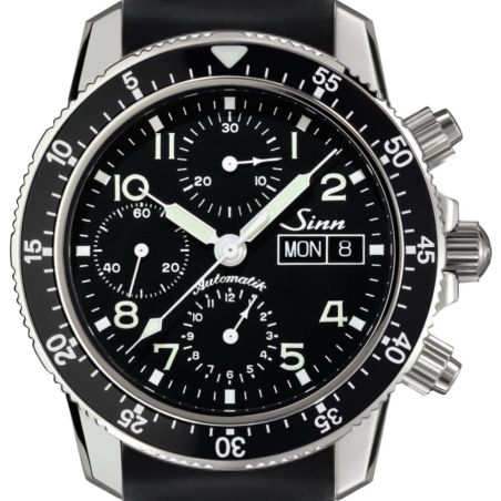 Traditional Pilot Chronograph 103 St Sa Silicone Strap - Sinn