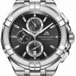 Aikon Quartz Chronographe 44mm Noir/Cuir - Maurice Lacroix 