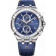 Aikon Quartz Chronographe 44mm Bleu/Cuir - Maurice Lacroix 