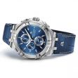 Aikon Quartz Chronographe 44mm Bleu/Cuir - Maurice Lacroix 