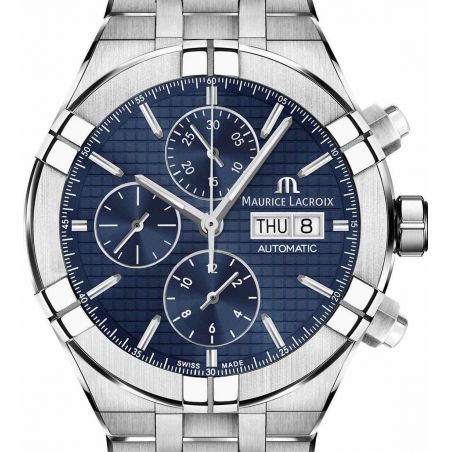 Aikon Automatique Chronographe Bleu/Acier - Maurice Lacroix 