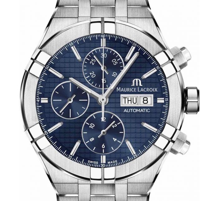 Aikon Automatique Chronographe Bleu/Acier - Maurice Lacroix 