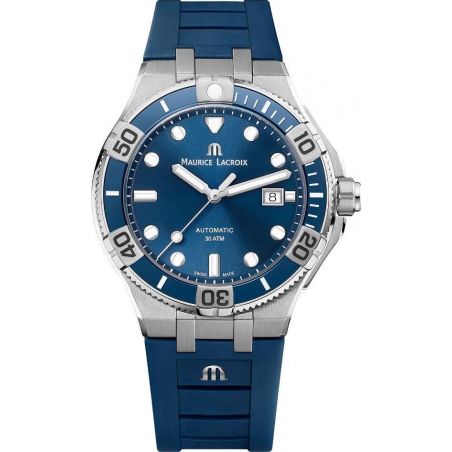 Aikon Automatique Venturer 43mm Bleu/Caoutchouc - Maurice Lacroix 