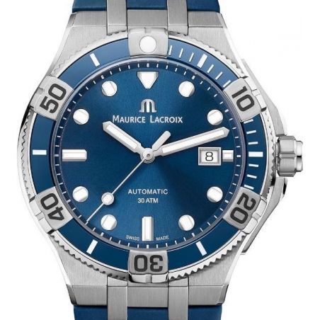 Aikon Automatique Venturer 43mm Bleu/Caoutchouc - Maurice Lacroix 
