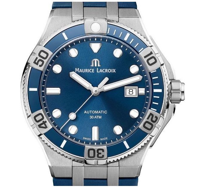 Aikon Automatique Venturer 43mm Bleu/Caoutchouc - Maurice Lacroix 