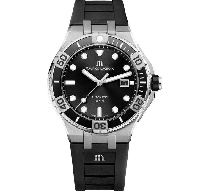 Aikon Automatique Venturer 43mm Noir/Caoutchouc - Maurice Lacroix 