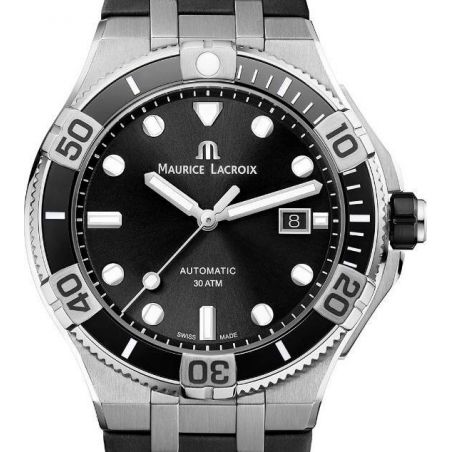 Aikon Automatique Venturer 43mm Noir/Caoutchouc - Maurice Lacroix 