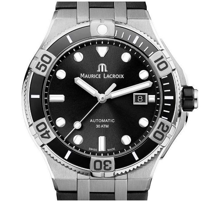 Aikon Automatique Venturer 43mm Noir/Caoutchouc - Maurice Lacroix 