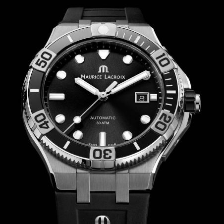 Aikon Automatique Venturer 43mm Noir/Caoutchouc - Maurice Lacroix 