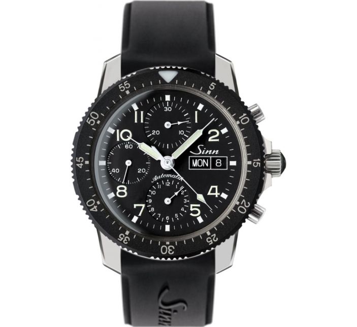 Montre Sinn Traditional Pilot Chronograph 103 St Silicone Strap 