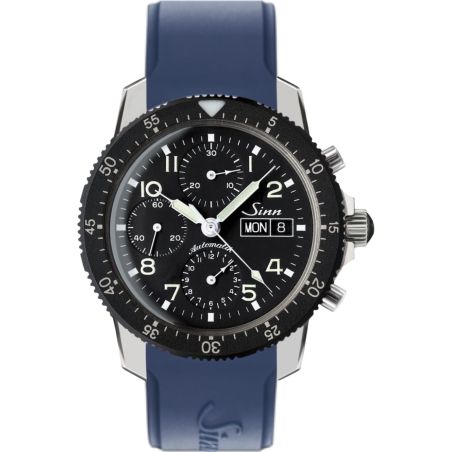 Traditional Pilot Chronograph 103 St Silicone Strap - Sinn 