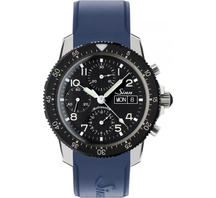 Montre Sinn Traditional Pilot Chronograph 103 St Silicone Strap 