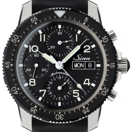 Montre Sinn Traditional Pilot Chronograph 103 St Silicone Strap 