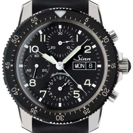 Traditional Pilot Chronograph 103 St Silicone Strap - Sinn 