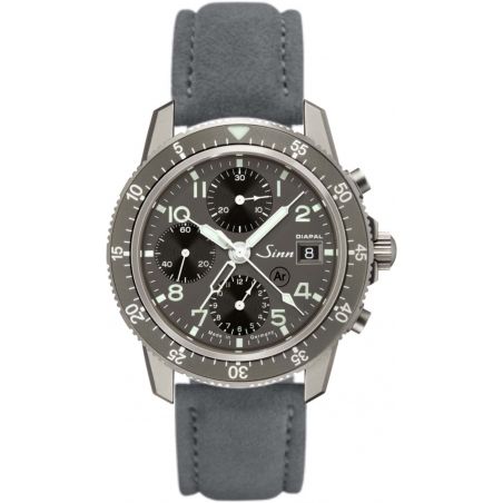 Montre Sinn Traditional Pilot Chronograph 103 Ti DIAPAL Leather Strap 