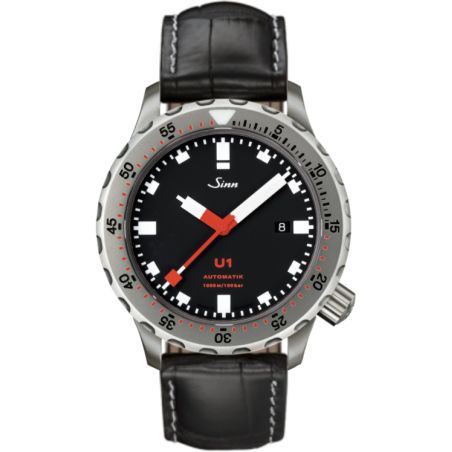 Diving Watch U1 Leather Strap - Sinn 