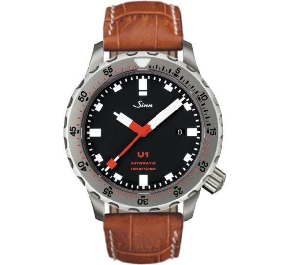 Diving Watch U1 Leather Strap - Sinn 