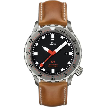 Diving Watch U1 Leather Strap - Sinn 