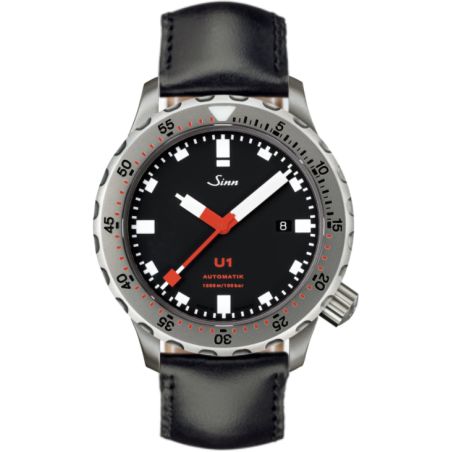 Diving Watch U1 Leather Strap - Sinn 