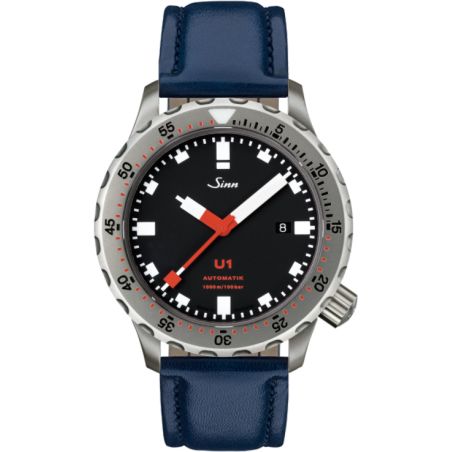 Diving Watch U1 Leather Strap - Sinn 