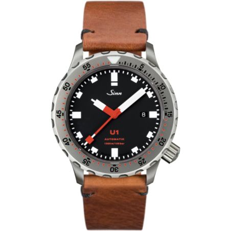 Diving Watch U1 Leather Strap - Sinn 