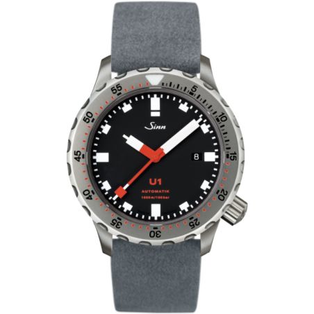 Diving Watch U1 Leather Strap - Sinn 