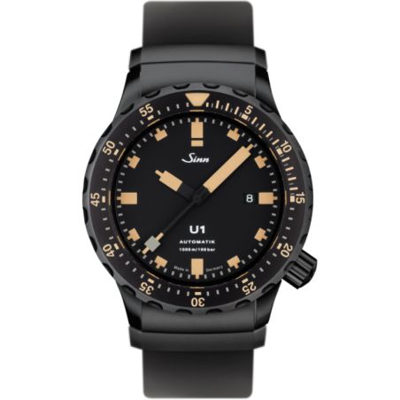 Diving Watch U1 S E Silicone Strap - Sinn 