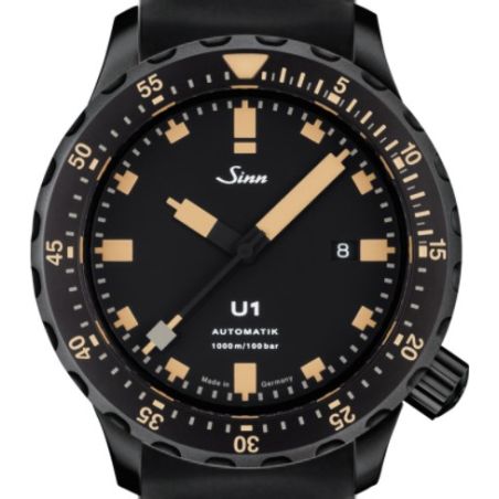 Diving Watch U1 S E Silicone Strap - Sinn 
