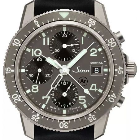 Montre Sinn Traditional Pilot Chronograph 103 Ti DIAPAL Silicone Strap 