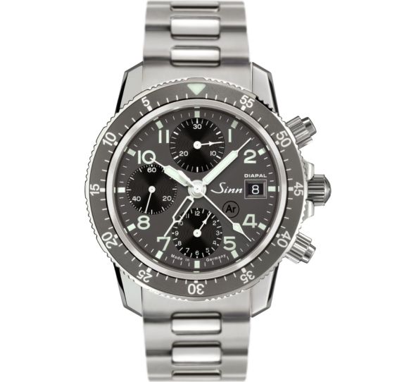 Traditional Pilot Chronograph 103 St DIAPAL Solid Strap - Sinn 