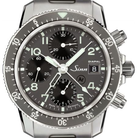 Montre Sinn Traditional Pilot Chronograph 103 St DIAPAL Solid Strap 