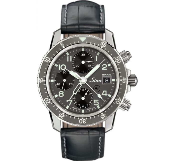 Traditional Pilot Chronograph 103 St DIAPAL Leather Strap - Sinn 