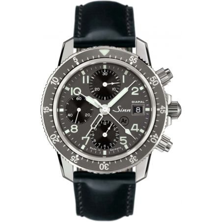 Traditional Pilot Chronograph 103 St DIAPAL Leather Strap - Sinn 